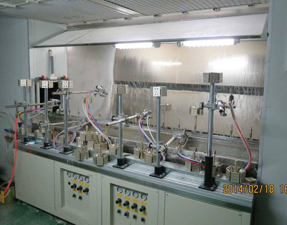 86型开关二涂二烤自动喷漆线