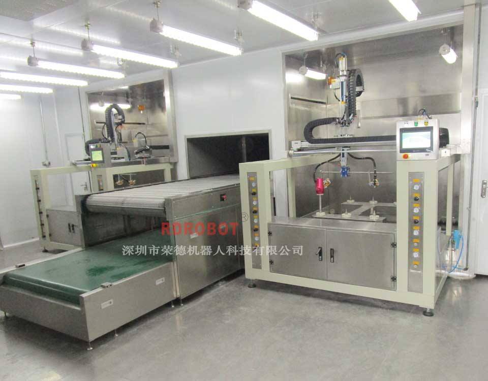 环保型水帘式自动喷漆室的结构装置