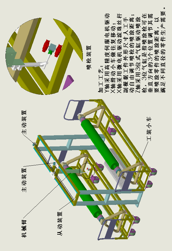 喷漆往复机